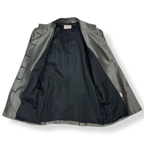 ❌Sold❌80's LIZ CLAIBORNE iridescent shimmering diamond pattern blazer jacket - Picture 11 of 16